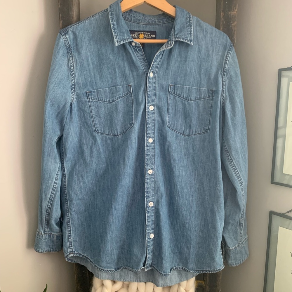 Vintage Women’s Lucky Brand Denim Shirt
